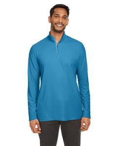 000224 CORE 365 Men's Fusion ChromaSoft™ Pique Quarter-Zip