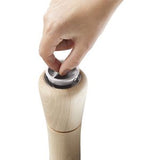 Wood Brown/Silver Blank Bottom View