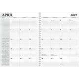 Full Colour Spiral Desk Planner 7x10