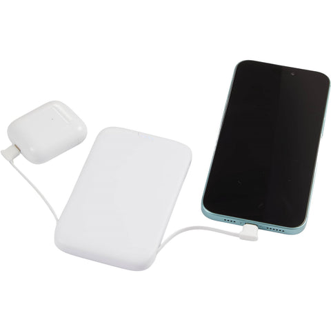 UL Listed 5000 20W Power Bank with Integrated Cabl