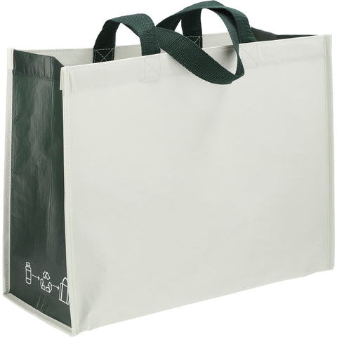 rPET Laminated Matte Shopper Tote