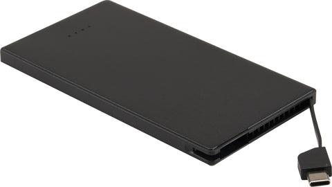 4000 mAh Cable Keeper Power Bank with Type-C Tip