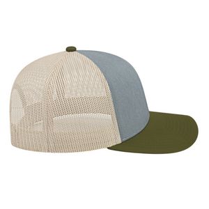 000379 Cap America Poly/Cotton Trucker Mesh Back Cap