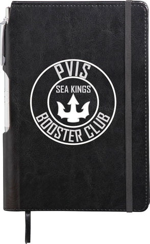 6'' x 8.5'' FSC® Mix Viola Bound Notebook with Pen
