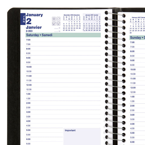 Daily Planner Spiral Bound