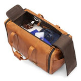 000897 Bugatti Colombian Leather Luggage Duffel Bag