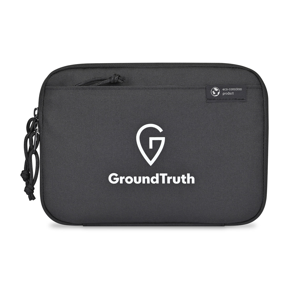 Renew Recycled rPET Slim Tech Organizer - Aware- Black