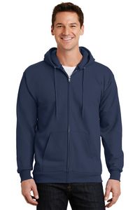 Port & Company® Men's Essential Fleece Full-Zip Hooded Sweatshirt