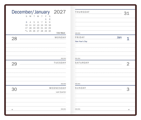 Triumph® Calendars Standard Weekly Pocket Planner
