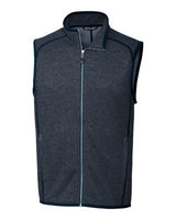 Cutter & Buck Mainsail Sweater-Knit Mens Full Zip Vest