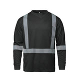 VOLT - Long Sleeve Hi-VIS T-Shirt with Segmented Stripes