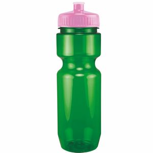 22 Oz. Translucent Bike Bottle w/ Push Pull Lid