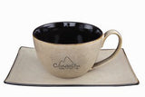 Latte Pour Moi 15oz mug with tray