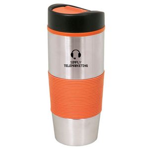 500 Ml. (17 Fl. Oz.) Stainless Steel Travel Tumbler