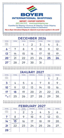 Triumph® Calendars 3-Month Planner (4-Sheet)