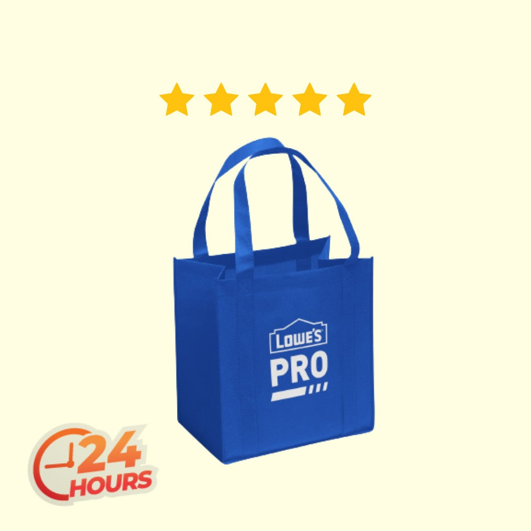 Large Non-Woven Grocery Tote Bag