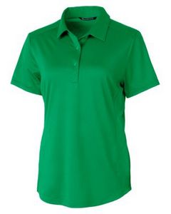 Cutter & Buck Prospect Eco Textured Stretch Recycled Womens Short Sleeve Polo
