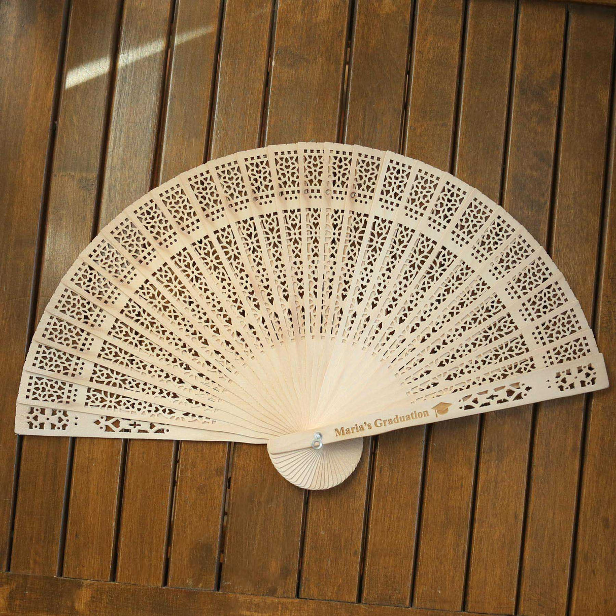 Dynasty Wood Hand Fan