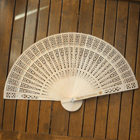 Dynasty Wood Hand Fan