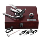 Wood Red/Silver Set