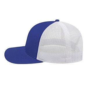 000379 Cap America Poly/Cotton Trucker Mesh Back Cap