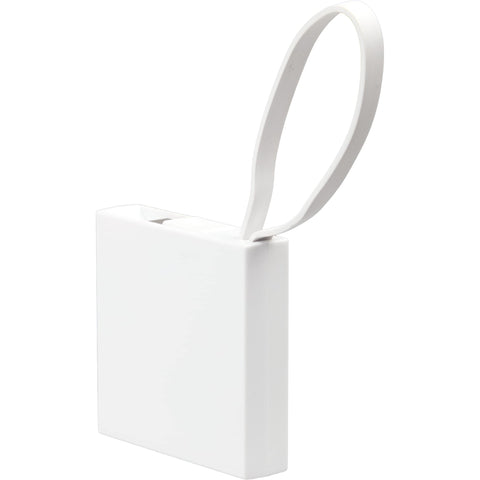 Recycled ABS 2000 mAh Power Bank with Type-C Cable