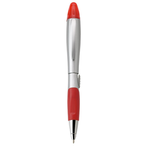 Silver Blossom Ballpoint Penhighlighter