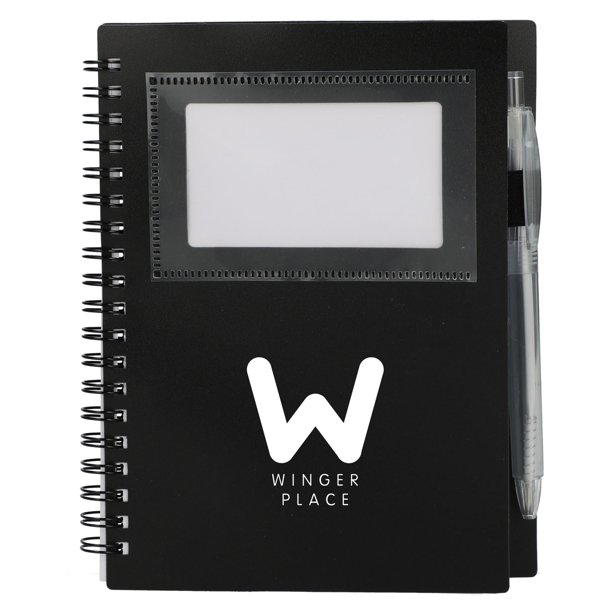 5'' x 7'' FSC® Recycled Star Spiral Notebook with Pen