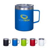 12 Oz. Vacuum Insulated Coffee Mug w/Handle