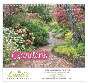 Gardens 2026 Calendar