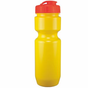 22 Oz. Bike Bottle w/ Flip Top Lid - Solid Colors