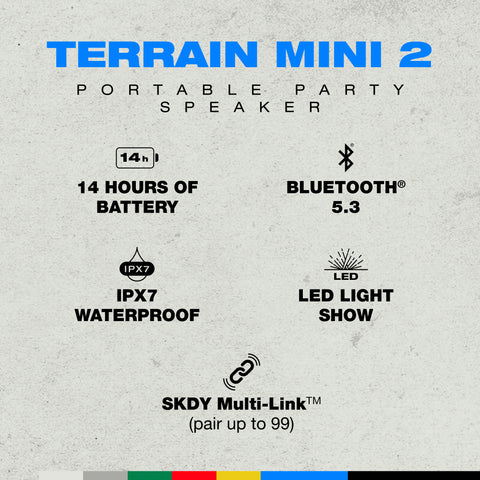 Skullcandy Terrain Mini 2 Bluetooth Speaker