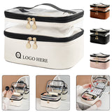 Double-Layer Makeup Bag - Organize In Style
