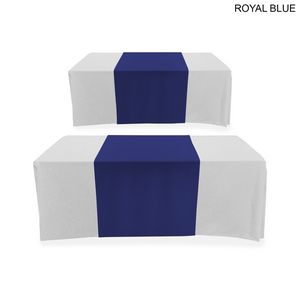 Polycotton Twill Table Runner, 30x90, Covers Front, Top and Back, Blank only