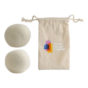Toss 'N Dry 2-Piece Reusable Dryer Balls in Cotton Pouch