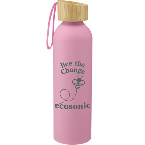 Ryze Aluminum Sports Water Bottle 22 oz with FSC® Bamboo Lid