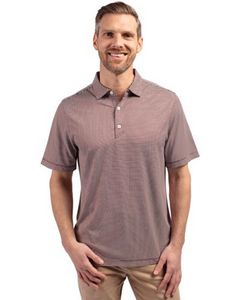 Cutter & Buck Forge Eco Double Stripe Stretch Recycled Mens Big &Tall Polo