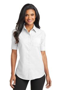 Port Authority® Ladies Short Sleeve SuperPro™ Oxford Shirt
