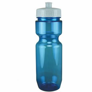 22 Oz. Translucent Bike Bottle w/ Push Pull Lid
