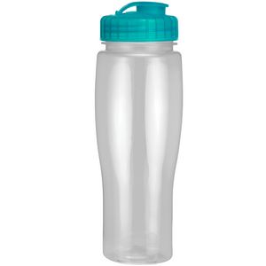 Clear/Translucent Aqua Blue Lid Blank