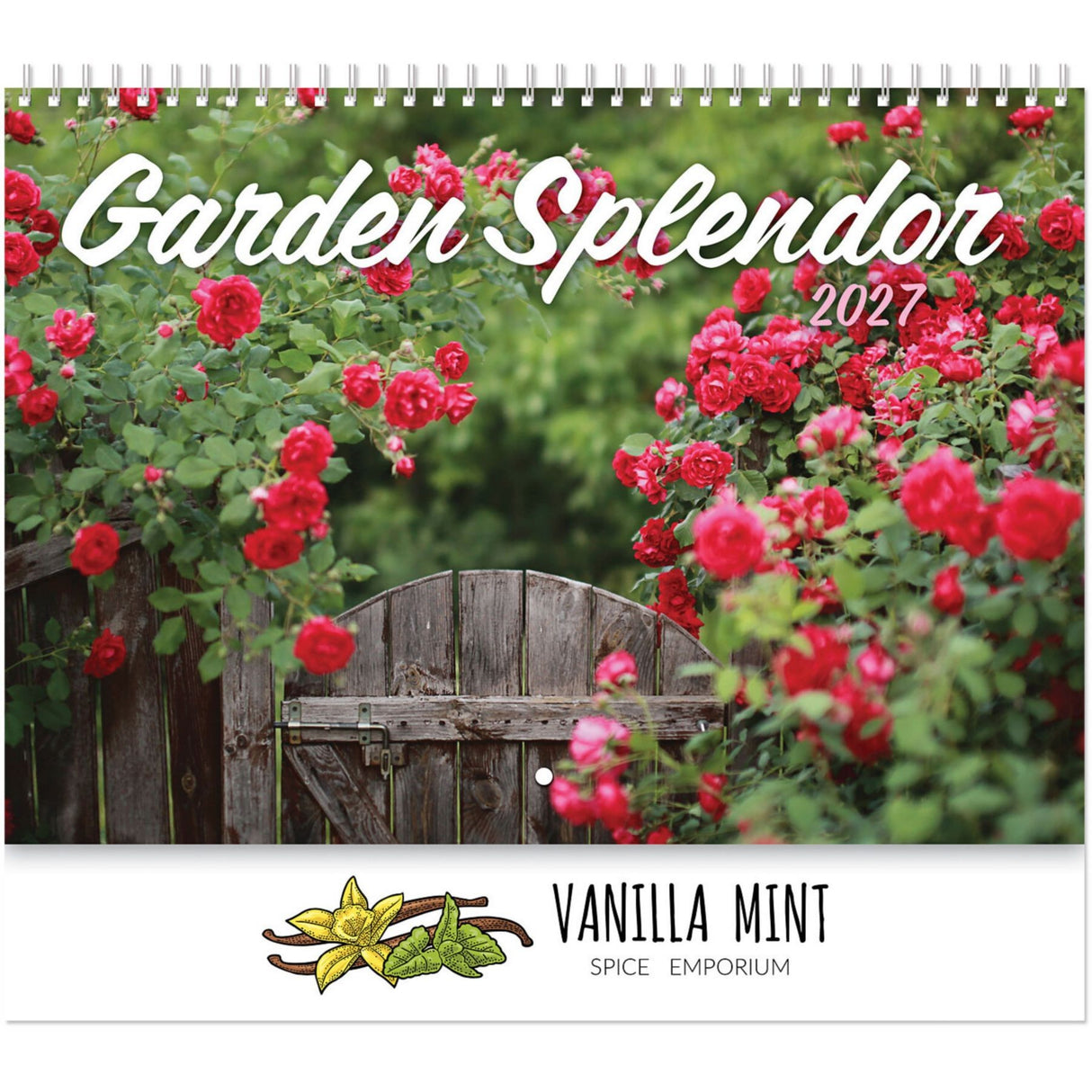 Full Colour Garden Splendor Wall Calendar Spiral
