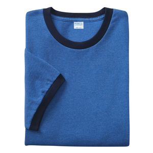 Port & Company® Men's Core Cotton Ringer Tee