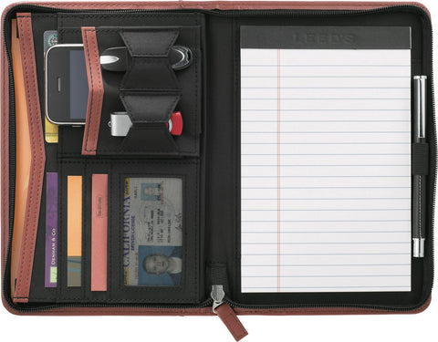 Pedova™ Jr. Zippered Padfolio with FSC® Mix Paper