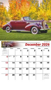 Galleria Wall Calendar 2026 Classic Cars