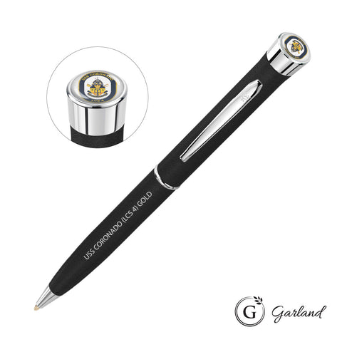 Garland? Tactical Custom Textured Twist Pen - Chrome