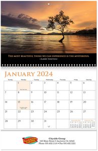 Full Colour INSPIRATIONS Wall Calendar (Spiral)