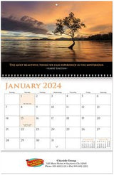 Full Colour INSPIRATIONS Wall Calendar (Spiral)