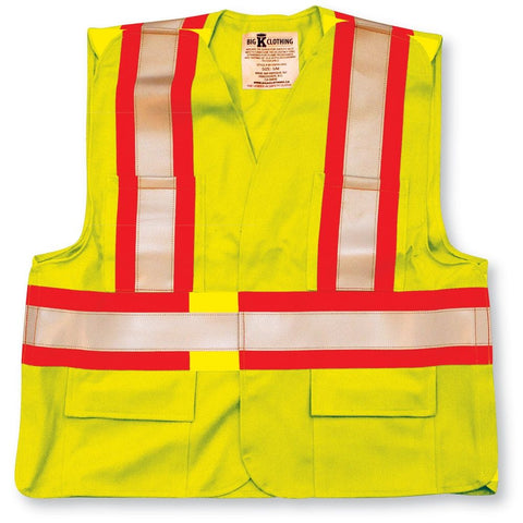 Fire Retardant Lime Green Ultrasoft Safety Vest