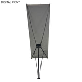 Tripod Banner with Graphics, and Bag. NO SETUP CHARGE (26"x64")