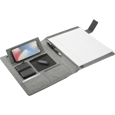 Reclaim rPET 5000 mAh Wireless Charging Writing Pad with FSC® Mix Paper